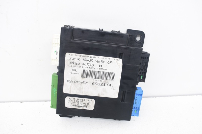 2006 MINI COOPER S R50 R53 CONVERTIBLE BCM BODY CONTROL MODULE OEM KW86