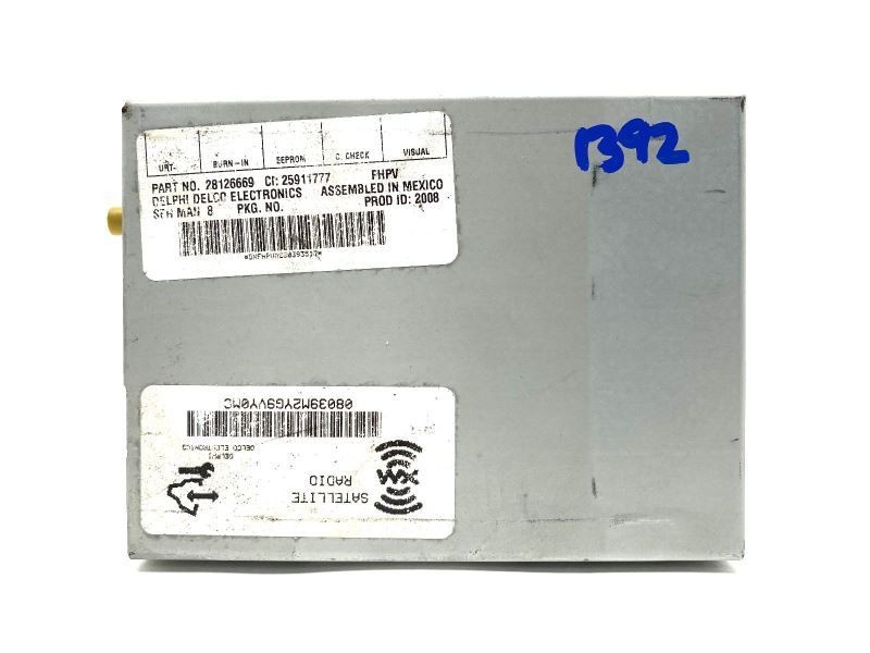 Satellite Radio Receiver Module 28126669 Fits 2008-2009 Pontiac G8 81734