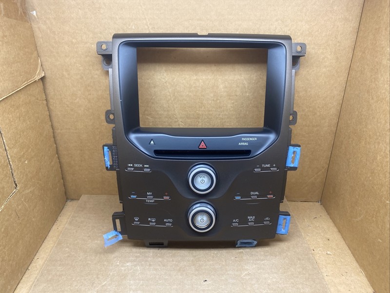 2011-2014 Ford Edge Sony Radio Face Climate Control Panel ET4T-18A802-BB