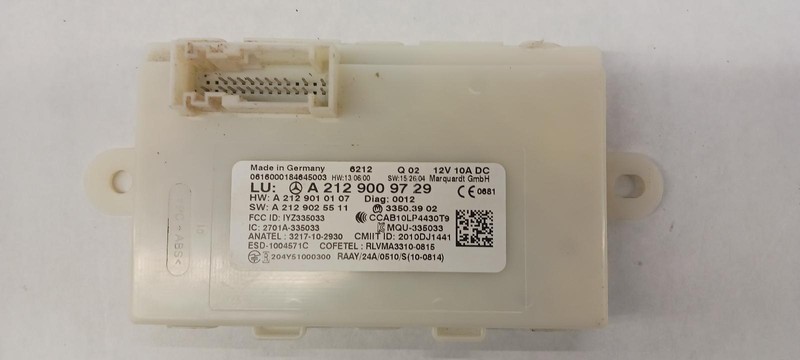2017 MERCEDES GLA-CLASS 156 Type Multifunction Keyless control module OEM 17