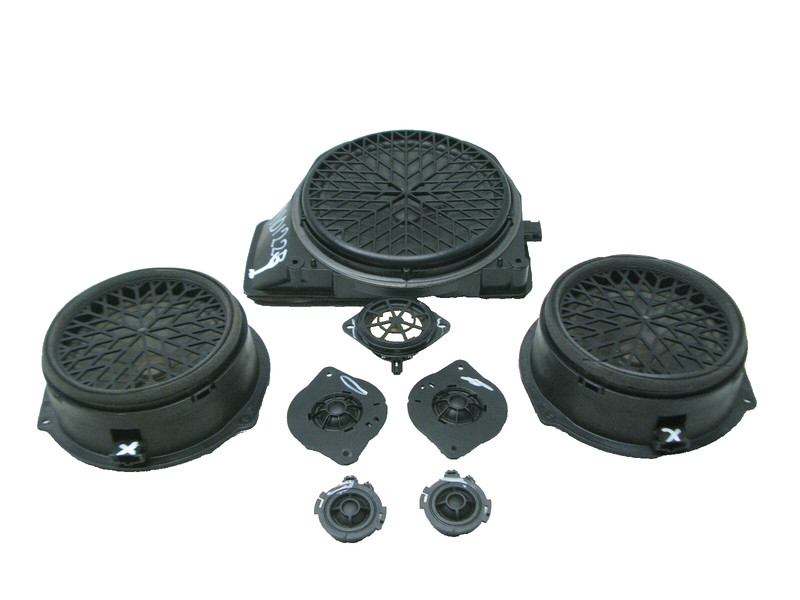 09-16 AUDI B8 A4 S4 SEDAN FRONT REAR LEFT RIGHT DOOR TWEETER SPEAKER SET 110122B