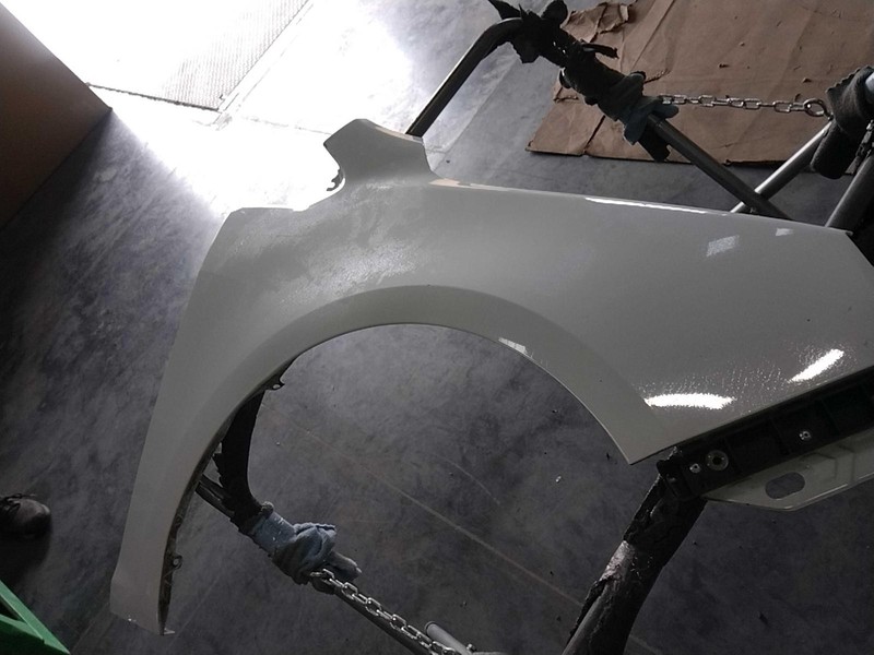 2013 Buick Verano Right Fender White OEM Used 239786 4DR Sedan 117K Miles