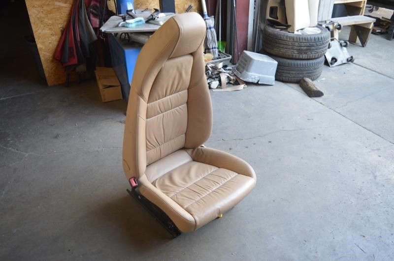 2011 PORSCHE PANAMERA LEFT DRIVER FRONT SEAT 8 WAY ADJUST W/O MEMORY LUXOR BEIGE