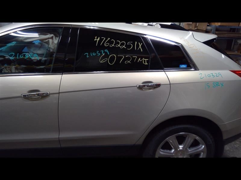 Driver Left Rear Side Door Without Solar Gold GWT Fits 13-16 SRX 768298