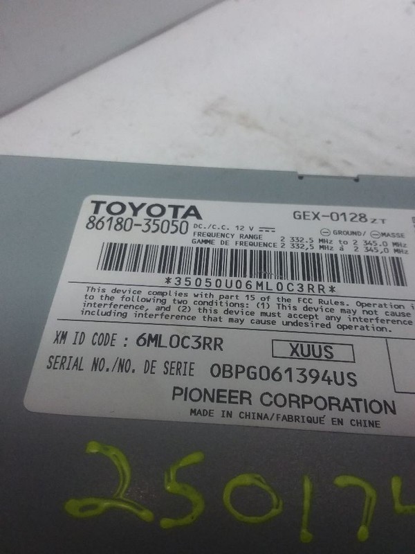 Radio Satellite Receiver Module US Market Fits 15-22 PRIUS 86180-35050