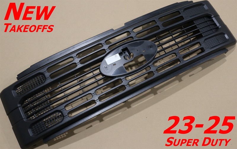 23-26 Super Duty OE Grill XL Grille PC3B8200AD Grey-Black Textured F250 F550