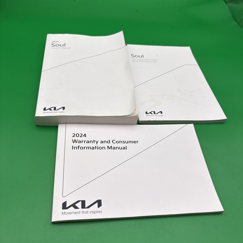 2024 Kia SOUL Owners Manual Quick Reference Guide With Info And Free Shipping