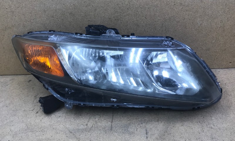 2012 -2013 HONDA CIVIC HYBRID HALOGEN HEADLIGHT RIGHT PASSENGER AMBER SIGNAL OEM