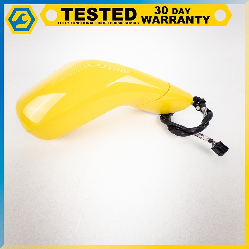 14-19 CHEVROLET CORVETTE C7 RIGHT PASSENGER SIDE REAR VIEW DOOR MIRROR YELLOW OE