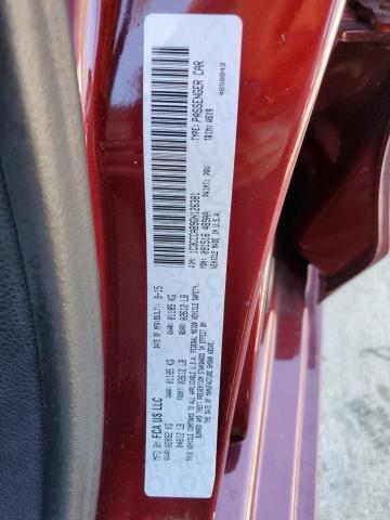 2016 Chrysler 200 Speedometer Gauge Cluster Red OEM 68259070AB 154K Miles