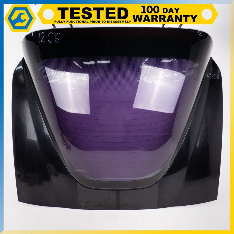05-13 CHEVROLET CORVETTE C6 REAR COMPARTMENT LIFT WINDOW PANEL GLASS ASSEMBLY OE