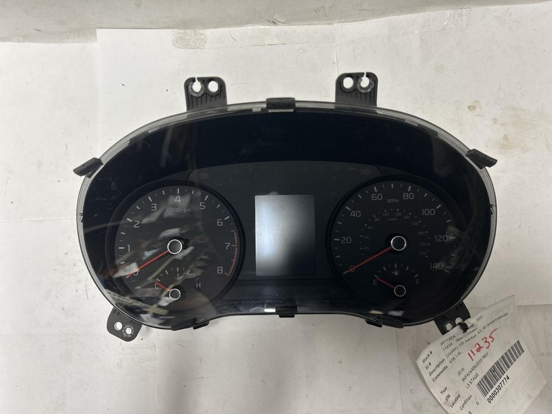 18-'19 KIA RIO Speedometer cluster 61k miles OEM 1 Year Warranty!