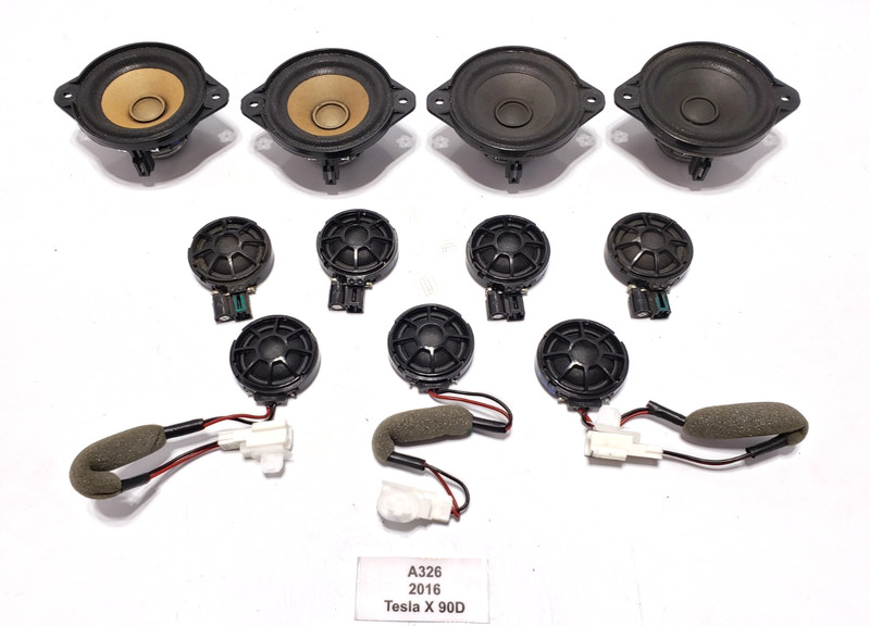 ✅ 2012-2020 OEM Tesla Model S X Front Rear Left Right Audio Speaker SET Of 11