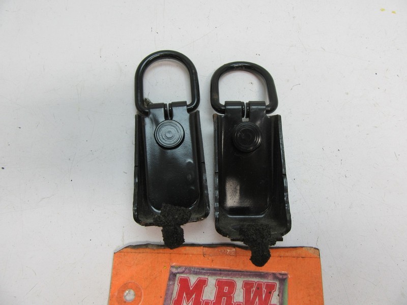 SET OF 2 REAR CARGO HOOK HOOKS BACK HATCH TRUNK STORAGE HOLD DOWN SPARE TIRE