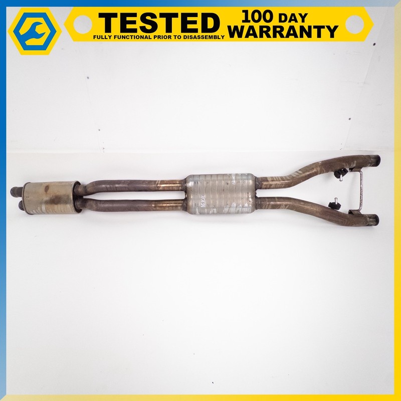 10-19 JAGUAR XJL LWB 5.0L CENTER EXHAUST RESONATOR X PIPE OEM