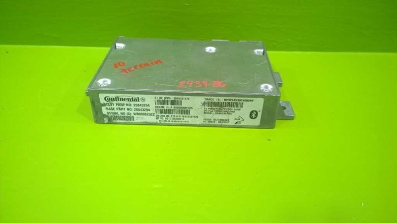 10 GMC TERRAIN 3.0L AT ONSTAR COMMUNICATION OEM 2439-86