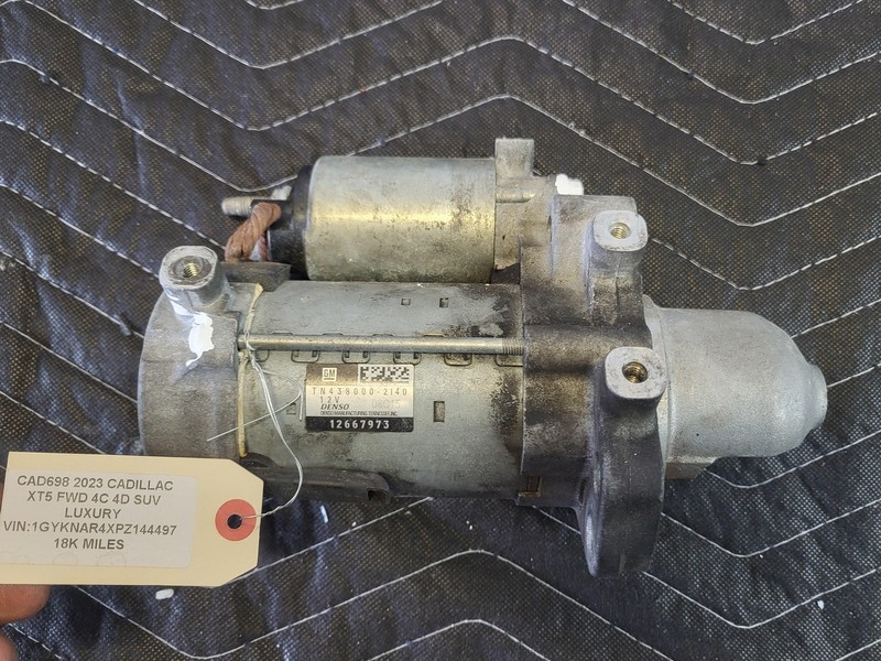 Used Oem Cadillac Starter Motor for 2017-2015 XT5 2.0L FWD