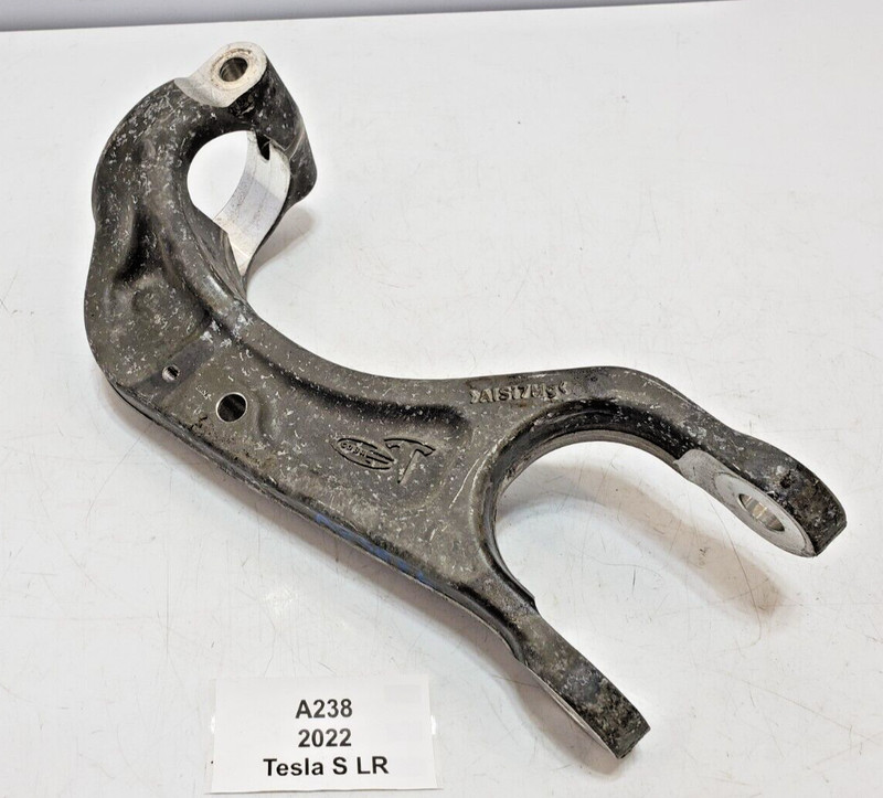 ✅ 21-23 OEM Tesla Model S Front Left Driver Strut Absorber Control Arm Fork