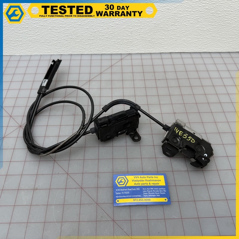10-17 Mercedes E-class W207 FRONT HOOD LOCK LATCHES WITH CABLE OEM