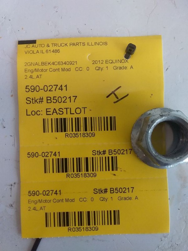 Engine ECM Electronic Control Module VIN W 4th Digit Fits 12-16 IMPALA 3518309