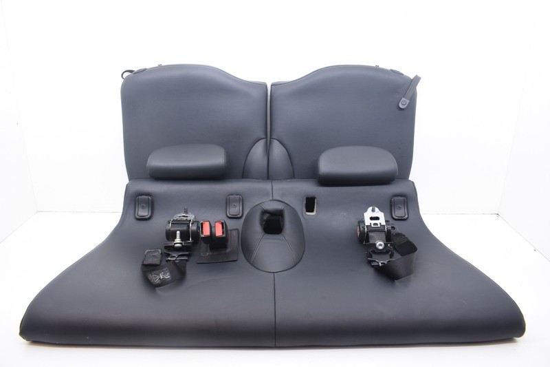 2006 Mini Cooper S R52 Convertible Rear Folding Seat Full Set Black OEM KW87