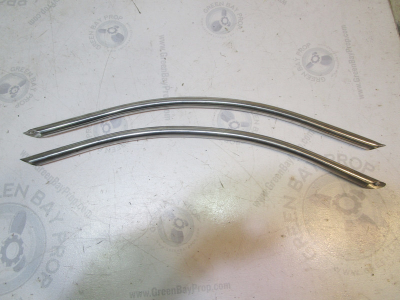 1993 Sunbird Eurosport 190 Rear Stern Curved Grab Handle Bar Rail Railing Set