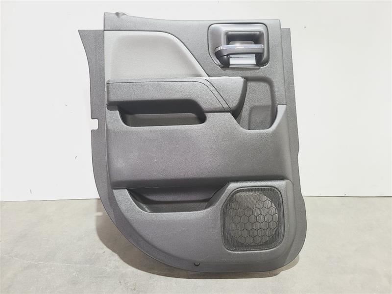Driver Rear Door Trim Panel Gray Cloth Fits 2016 SILVRDO15 564781
