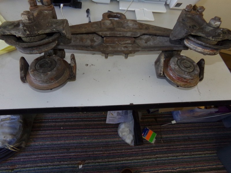 Pulley System, Pulley Width=4" Length=16" 11-3/4" Height