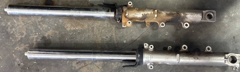 2001 Suzuki GSF1200 GSF 1200 Front Fork Tubes Suspension Leg Legs Left Right Z4