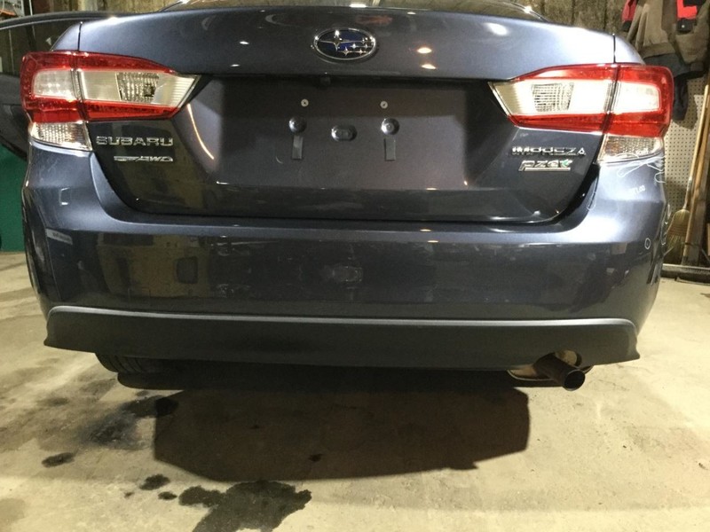 2017-2023 Subaru Impreza Rear Bumper Cover Gray