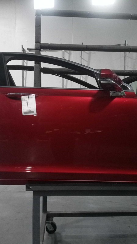 2015 Lincoln MKZ Right Rear Door Red 4DR PW PL PM Used OEM Part 631411
