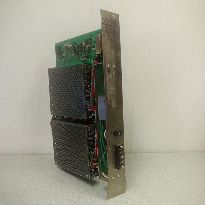 SPower Board E8082501 w/ (2) Nemic Power Supplies HR-9