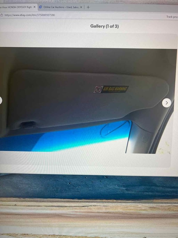 Sun Visor HONDA ODYSSEY Right 06 07 08 09 10