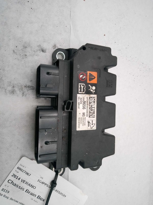 Used Air Bag Module fits: 2014 Buick Verano Air Bag below center console Grade A