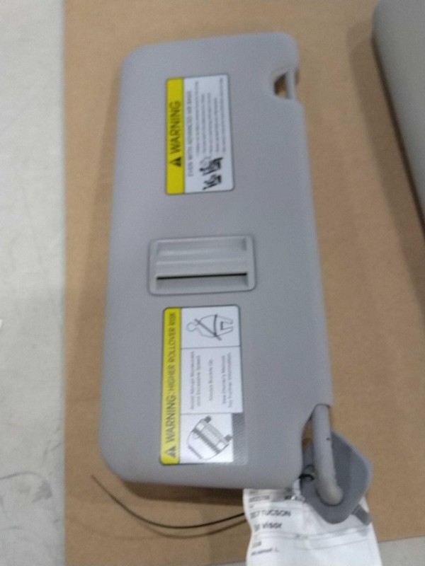 2017 Hyundai Tucson Gray Sun Visor OEM Used, 91000 Miles, No Sunroof
