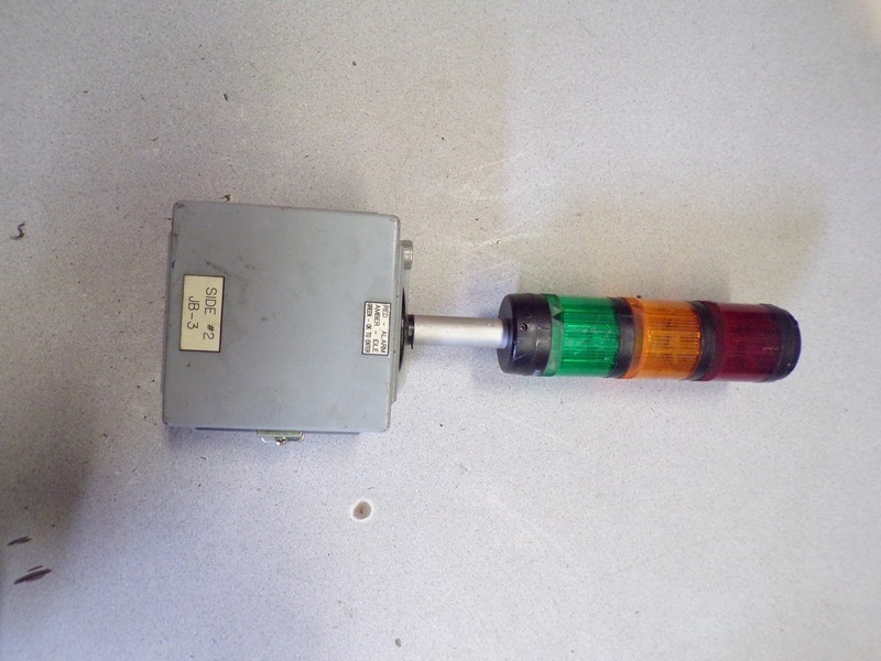 Allen Bradley 855T-B24DN4 Light Stack with Hoffman A608CH Cut-Out Box
