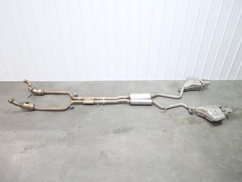 Used Exhaust Muffler Resinator Actuator Assembly 2007-2013 Mercedes S550 4.6 OEM