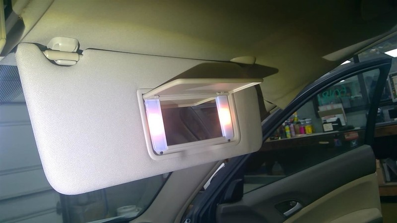 Passenger Right Sun Visor Illuminated Fits 08-09 ACCORD 1787981