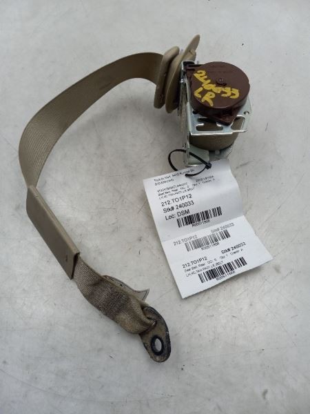 2012 TOYOTA VENZA LE DRIVER SIDE REAR SEAT BELT ASSEMBLY