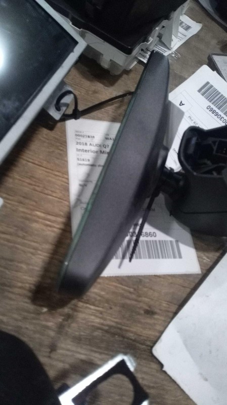 2018 AUDI Q7 Black Interior Rear View Mirror OEM 4M0857511BY22 93K Miles