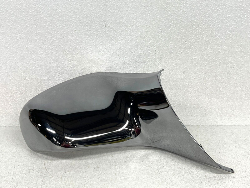 ⭐2016-2021 TESLA MODEL X LEFT 2 ROW MONOPOST SEAT TRIM COVER CHROME OEM LOT2TP