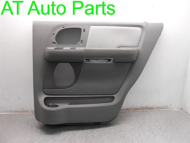 03-06 FORD EXPEDITION REAR PASSENGER RIGHT DOOR PANEL TRIM INTERIOR GRAY OEM