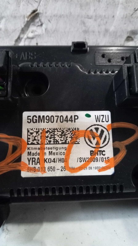 2019 Volkswagen Jetta GLI A/C Selector Switch OEM Grey 75K Miles NJ25-21035