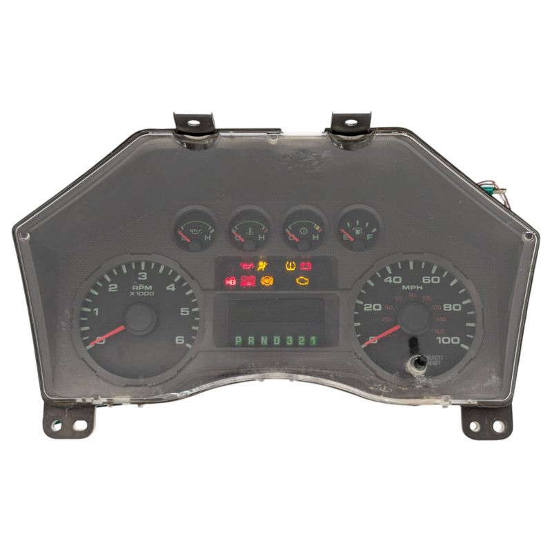 08-10 Ford F250 F350 SD DIESEL Speedometer Instrument Cluster F75F-14B074-AB OEM