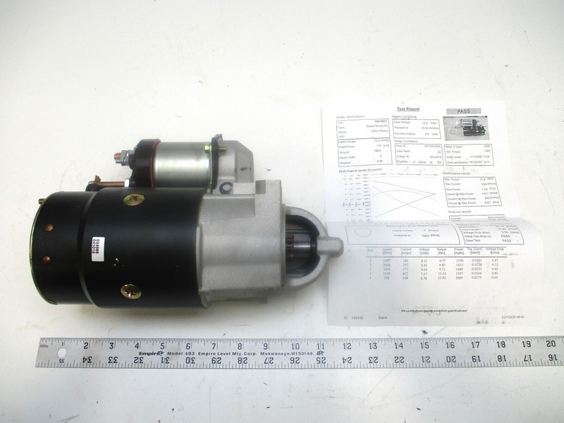 18-5911 Replacement GM V8 Sterndrive Heavy Duty Starter , CW Rotation
