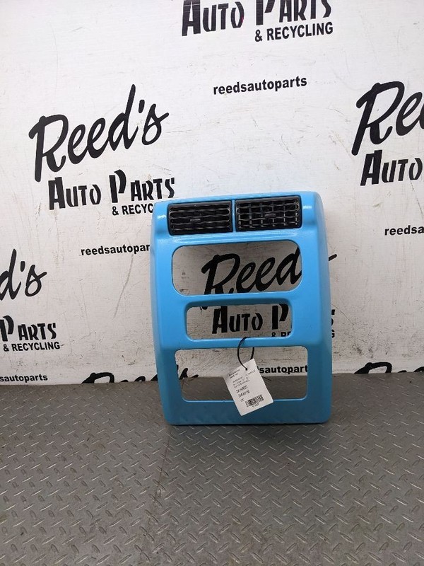 03-06 Jeep Wrangler Blue OEM Center Dash Radio Surround Bezel Vents Trim 1196206