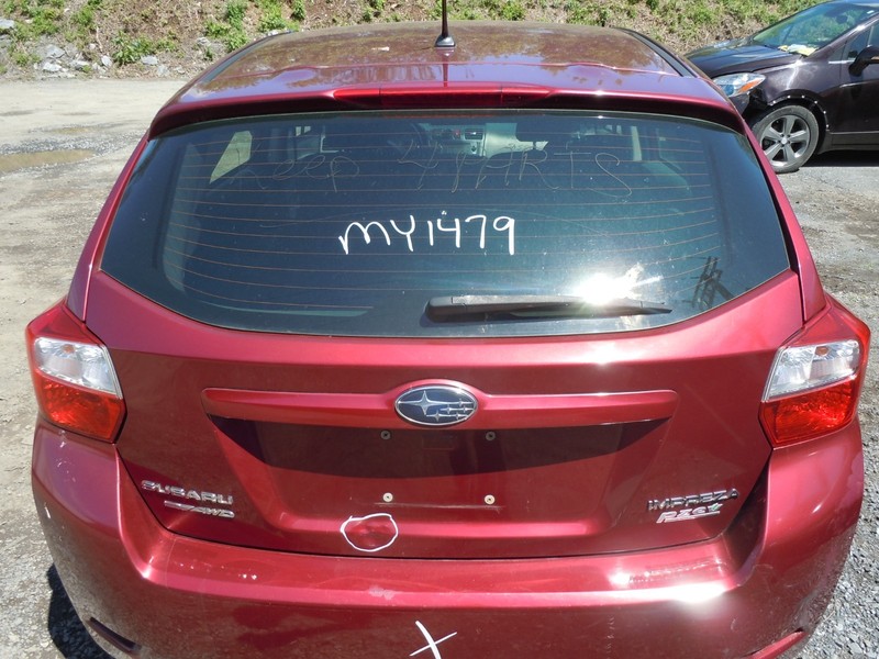 2012-2014 Subaru Impreza 2.0L Rear Hatch Lid Liftgate Wagon W/O Camera OEM H2Q