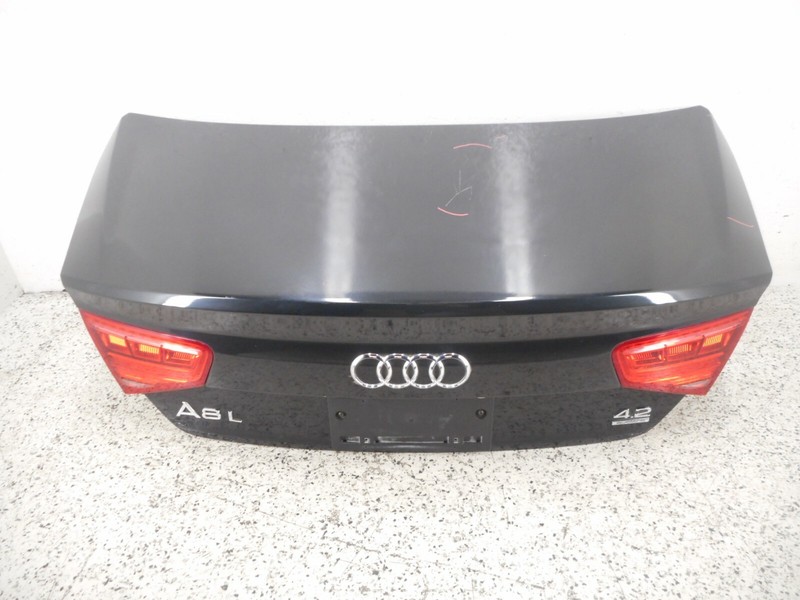 11 12 13 14 Audi A8 Trunk Deck Lid OEM Black