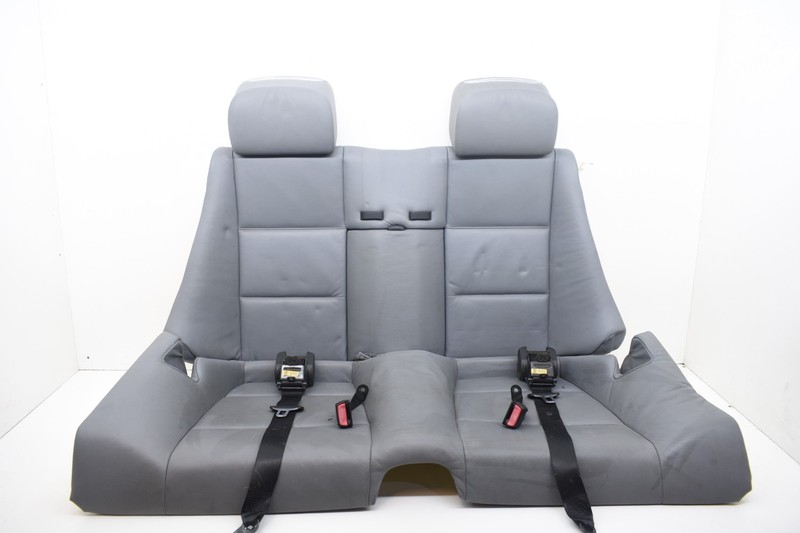 2003 BMW E46 330ci Convertible Rear Seat Full Set With Belts GRAY OEM KW90