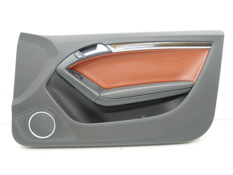 Used Front Passenger Right Interior Door Trim Panel Brown 2008-2016 Audi S5 OEM